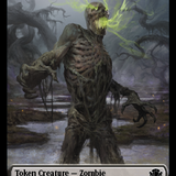 Zombie // Cat (003) Double-Sided Token [Dominaria Remastered Tokens]