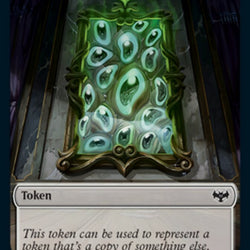 Copy // Human (010) Double-Sided Token [Innistrad: Crimson Vow Tokens]
