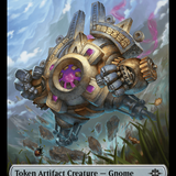 Gnome // Dinosaur (0010) Double-Sided Token [The Lost Caverns of Ixalan Tokens]