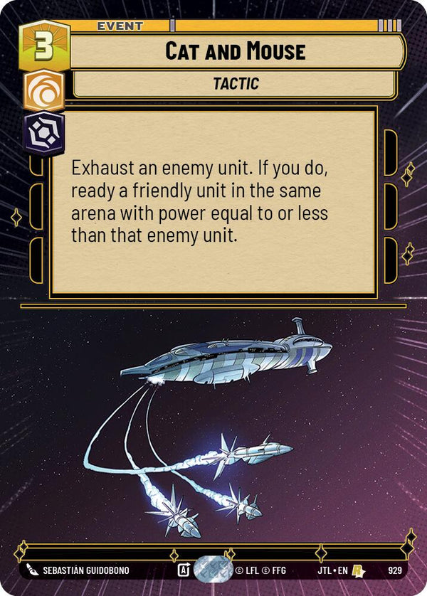 Cat and Mouse (929) (Hyperspace Foil) (929) [Jump to Lightspeed]