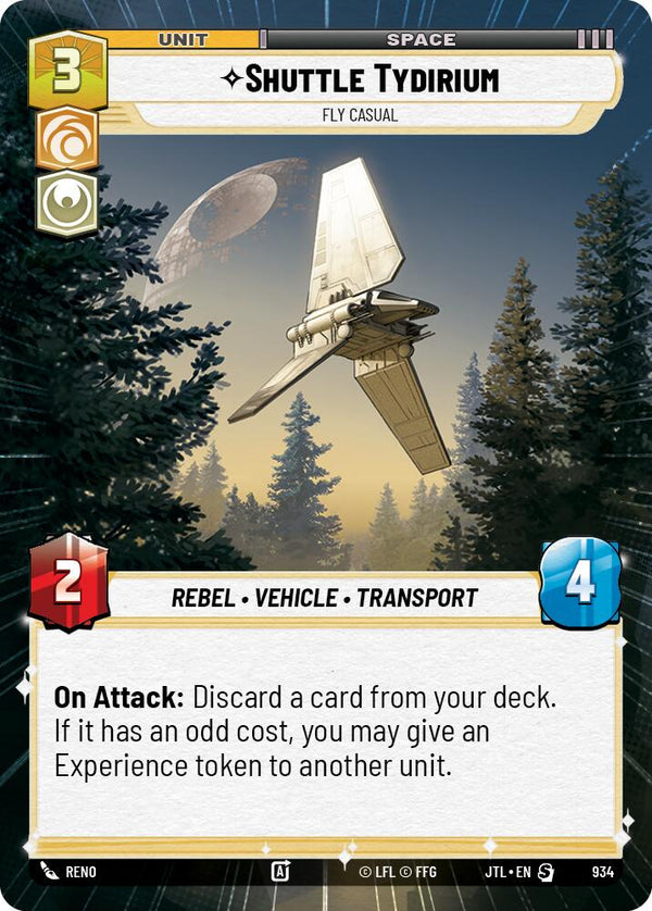 Shuttle Tydirium - Fly Casual (934) (Hyperspace Foil) (934) [Jump to Lightspeed]