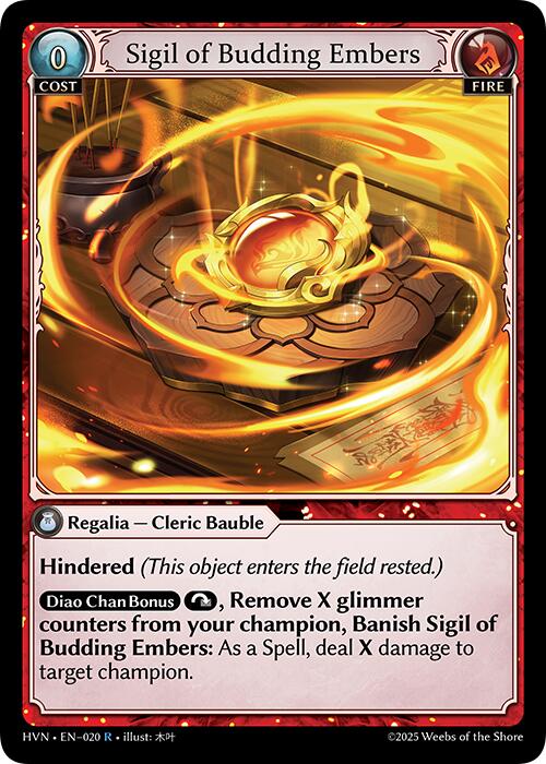 Sigil of Budding Embers (020) [Abyssal Heaven]