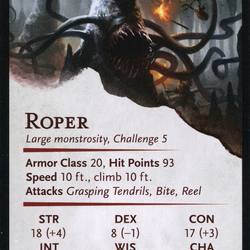 Lurking Roper // Roper (AAFR-025) (Borderless) [Adventures in the Forgotten Realms Art Series] Foil