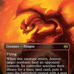 Magmatic Hellkite (Borderless) [Tarkir: Dragonstorm]