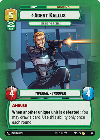 Agent Kallus - Seeking the Rebels (40) (40) [Store Showdown Promos]