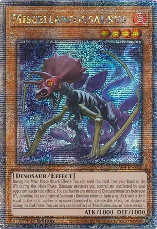 Miscellaneousaurus [RA04-EN022] Quarter Century Secret Rare