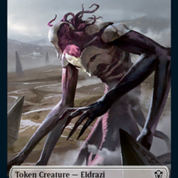 Eldrazi // Champion of Wits Double-Sided Token [Commander 2021 Tokens]