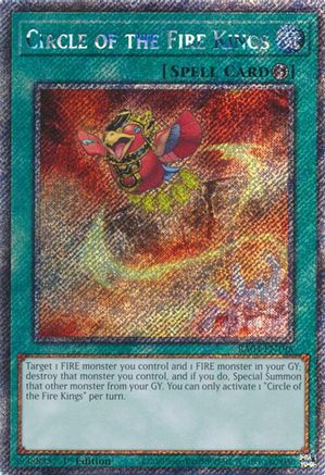 Circle of the Fire Kings [RA04-EN195] Platinum Secret Rare