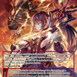 Ashwyn, Commander of Darkest Fires // Beastgirl of Calamity, Ashwyn (TOP-062 JR) [Ten Oaths of Protopaterpolis' War]