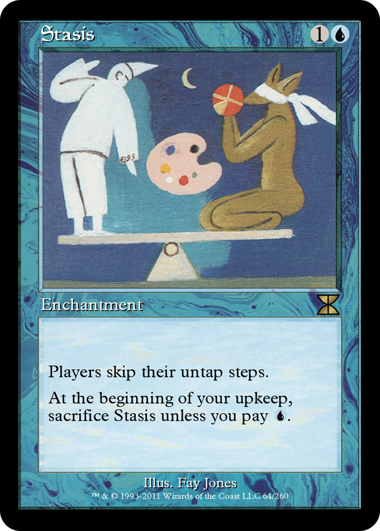 Stasis (ME4-064) [Masters Edition IV] Foil