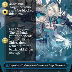 Jill, Shiva's Dominant // Shiva, Warden of Ice (Borderless) [FINAL FANTASY]