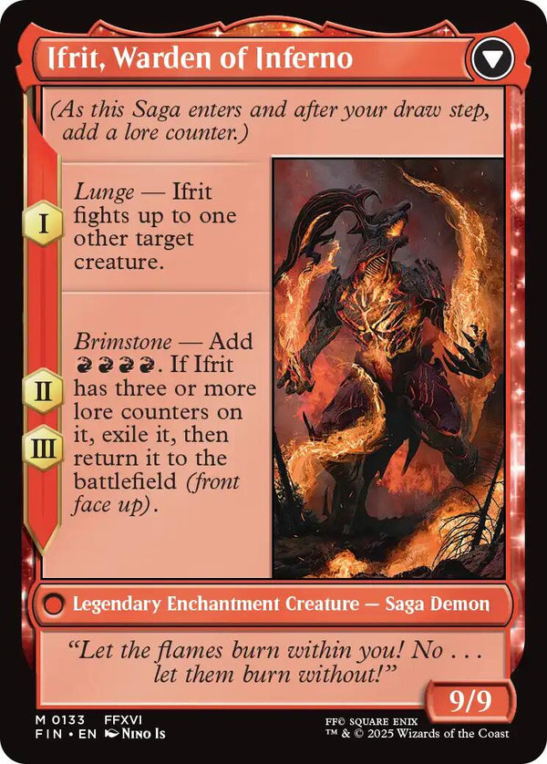 Clive, Ifrit's Dominant // Ifrit, Warden of Inferno [FINAL FANTASY]