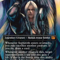 Sephiroth, Fabled SOLDIER // Sephiroth, One-Winged Angel (Borderless) (0317) [FINAL FANTASY]