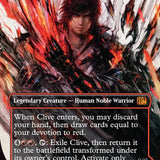 Clive, Ifrit's Dominant // Ifrit, Warden of Inferno (Borderless) (0318) [FINAL FANTASY]