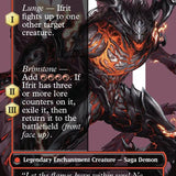 Clive, Ifrit's Dominant // Ifrit, Warden of Inferno (Borderless) (Surge Foil) [FINAL FANTASY]