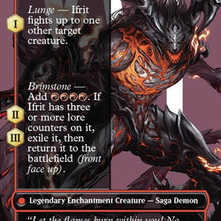 Clive, Ifrit's Dominant // Ifrit, Warden of Inferno (Borderless) (Surge Foil) [FINAL FANTASY]