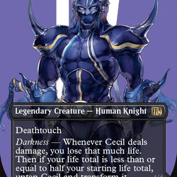 Cecil, Dark Knight // Cecil, Redeemed Paladin (Borderless) (Surge Foil) [FINAL FANTASY]