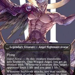 Sephiroth, Fabled SOLDIER // Sephiroth, One-Winged Angel (Borderless) (Surge Foil) [FINAL FANTASY]
