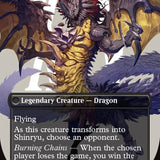 Zenos yae Galvus // Shinryu, Transcendent Rival (Borderless) (Surge Foil) [FINAL FANTASY]