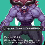 Vincent Valentine // Galian Beast (Borderless) (Surge Foil) [FINAL FANTASY]