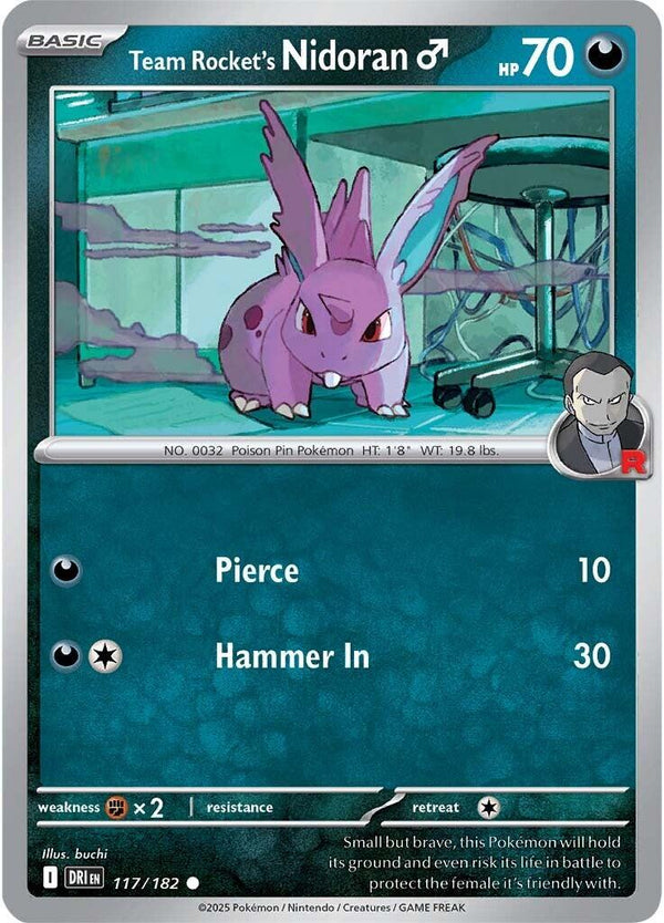 Team Rocket's Nidoran (117/182) [Scarlet & Violet: Destined Rivals]