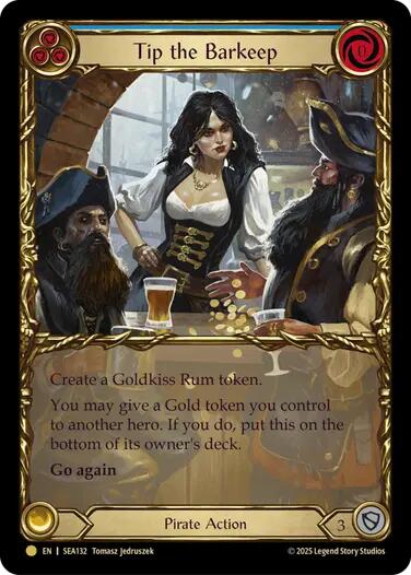 Tip the Barkeep (Treasure) [SEA132] (High Seas)  Cold Foil