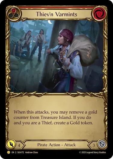 Thiev'n Varmints (Treasure) [SEA172] (High Seas)  Cold Foil
