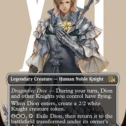 Dion, Bahamut's Dominant // Bahamut, Warden of Light (Borderless) [FINAL FANTASY]