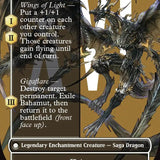 Dion, Bahamut's Dominant // Bahamut, Warden of Light (Borderless) (Surge Foil) [FINAL FANTASY]