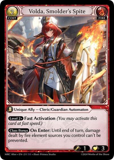 Volda, Smolder's Spite (211) [Mercurial Heart Alter Edition]