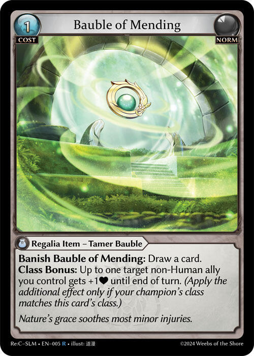 Bauble of Mending (005) [Silvie Re:Collection, Slime Sovereign Lite]