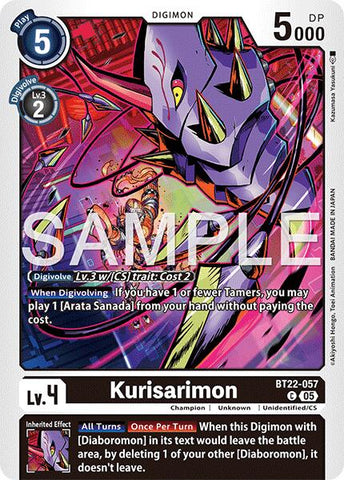 Kurisarimon [BT22-057] [Cyber Eden]