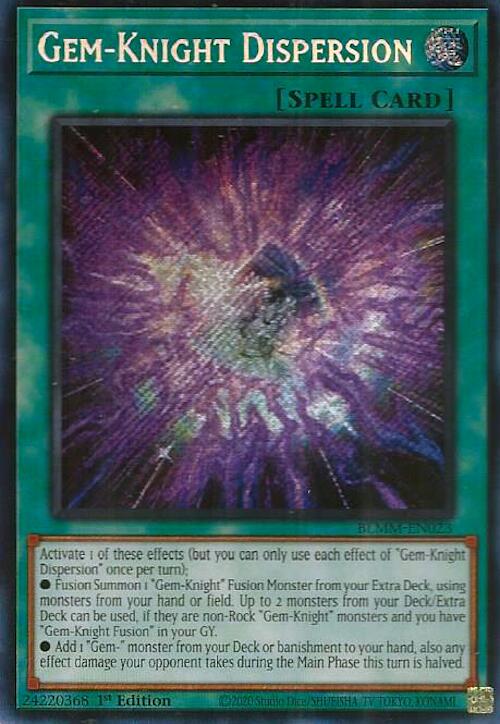 Gem-Knight Dispersion [BLMM-EN023] Secret Rare