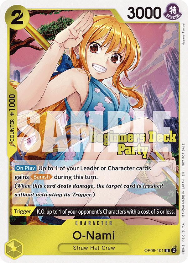 O-Nami (ST-23 - ST-28 Beginners Deck Party) [Participation] [One Piece Promotion Cards]