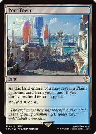 Port Town (Surge Foil) [FINAL FANTASY Commander]