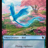 Bird // Hero (0029) Double-Sided Token (Surge Foil) [FINAL FANTASY Commander Tokens]