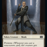 Egg // Monk Double-Sided Token [Double Masters 2022 Tokens]