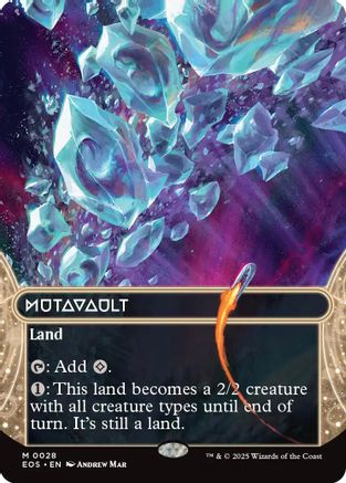 Mutavault (0028) (Borderless) [Edge of Eternities: Stellar Sights]