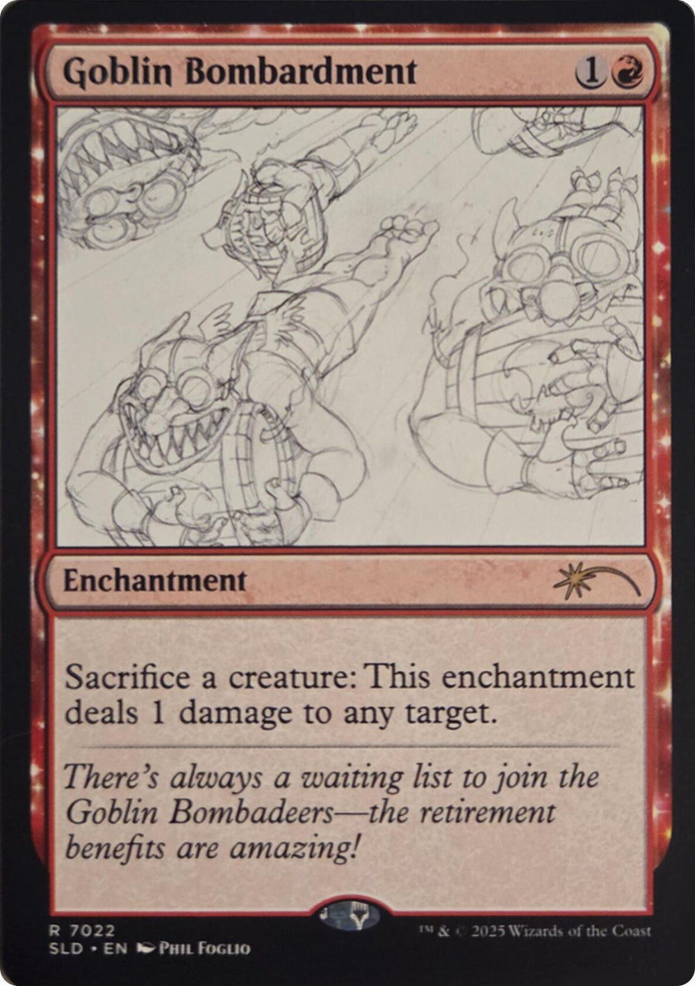 Goblin Bombardment (7022) [Secret Lair Drop Series]