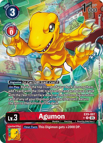 Agumon [EX9-007] (Digital Monster Day Commemoration Event Winner) [Promotional Cards]