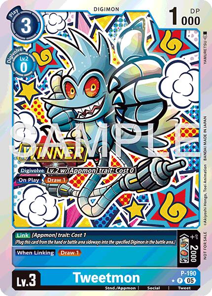 Tweetmon [P-190] (Store Tournament 2025 Vol.3 Winner Pack) [Promotional Cards]