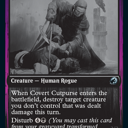 Covert Cutpurse // Covetous Geist [Innistrad: Double Feature]