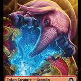 Copy (Ripple Foil) // Gremlin Double-Sided Token [Modern Horizons 3 Tokens]