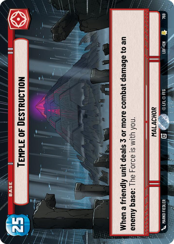 Temple of Destruction (769) (Hyperspace Foil) (769) [Legends of the Force]