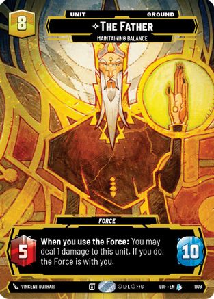 The Father - Maintaining Balance (1109) (Prestige Foil) (1109) [Legends of the Force]