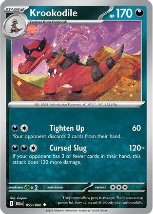 Krookodile - 59/086 [SV Black Bolt] - Holofoil
