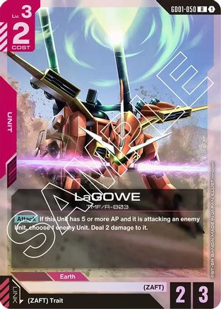LaGOWE (GD01-050) - Newtype Rising Holofoil