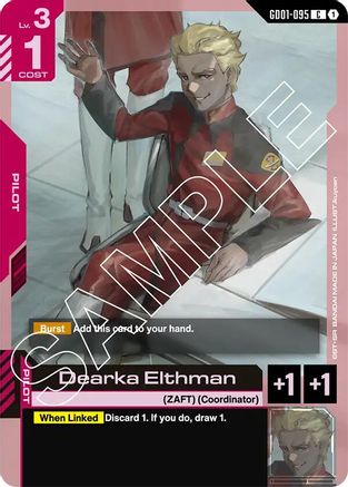 Dearka Elthman (GD01-095) - Newtype Rising