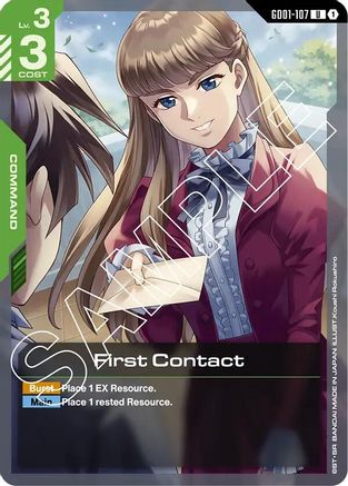 First Contact (GD01-107) - Newtype Rising