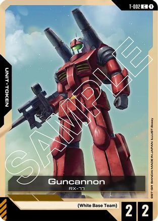 Guncannon (T-002) Token (T-002) - Starter Deck 01 Heroic Beginnings